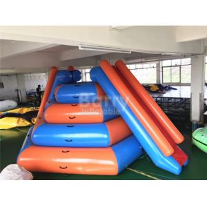 PVC Inflatable Floating Water Slide Water Toys , Inflatable Water Park Games