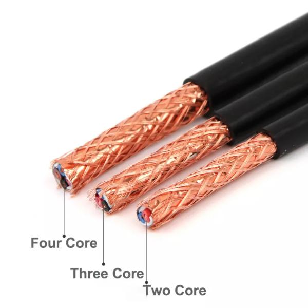 450/750v Copper Conductor PVC Insulated Flexible Shielded Cable for Telephone Communication