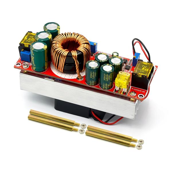 1800W 40A DC-DC Constant Voltage Constant Current Boost Converter Boosts 10-60V by Fan for 12-90V