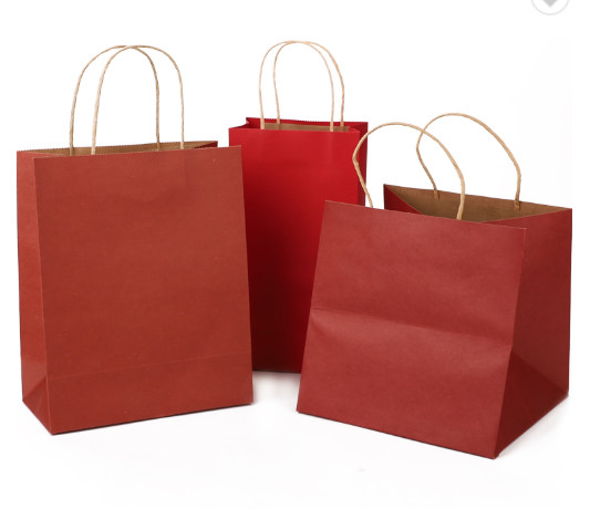 Buy Biodegradable 16x6x12 Inches Foldable Paper Bag at wholesale prices