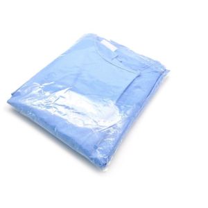 Waterproof Nonwoven SMS Disposable Gown With Knitted Cuff
