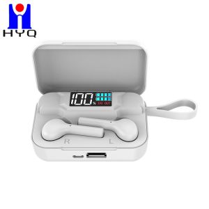 2600mAh Waterproof Headset With Bluetooth 5.1 IPX5 Charging Case Touch Control