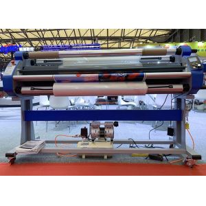 Quality 220V / 50Hz Hot Roll Laminator Digital Control Panel Professional Lamination Machine for sale