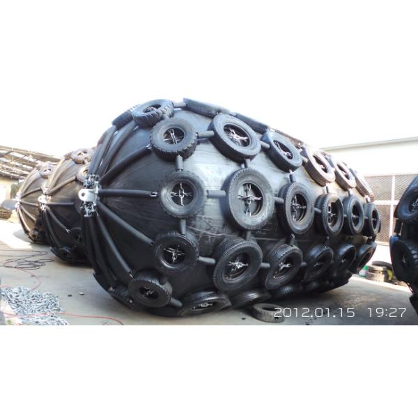 Tyre Net Pneumatic Rubber Fenders Sea Guard Chain 0.08mpa Yokohama Marine