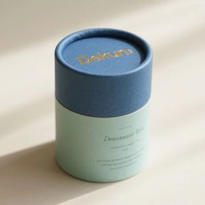 Custom Coffee Bean Paper Tubes Craft Packaging with Embossing