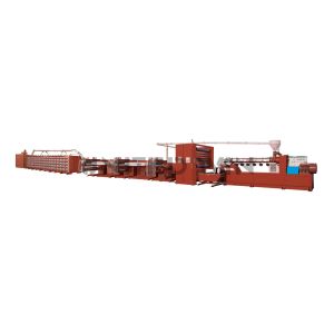 Three Layer PP Tape Extrusion Line For Mesh Bag Strap 800mm