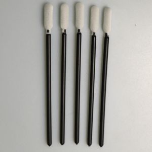 Quality Dust Free Industrial PP Stick Cleanroom Sponge Q Tips Swab for sale