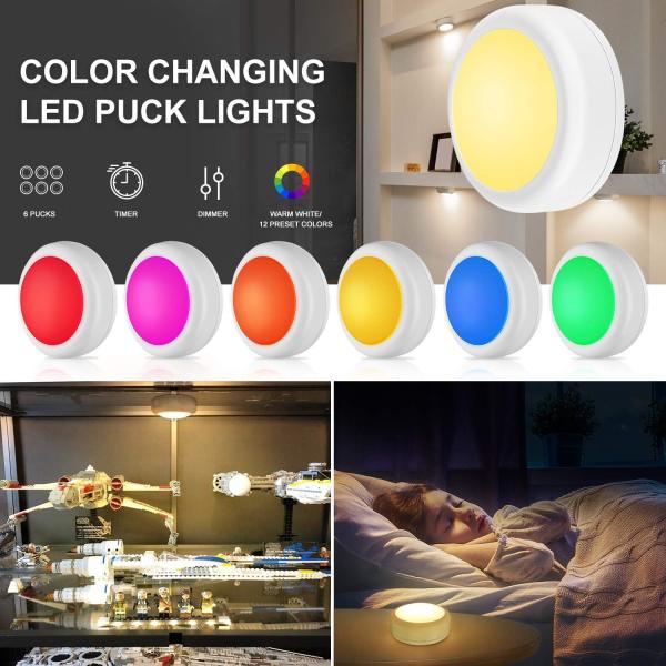 Buy 3 Inches Round LED Puck Lights 40 Lumens  With Timer No Motion Sensor at wholesale prices