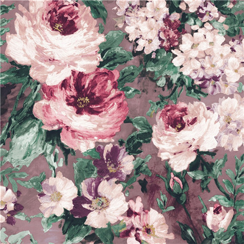 Paper Backed Beautiful Rose 3d Floral Wallpaper Removable For Indoor