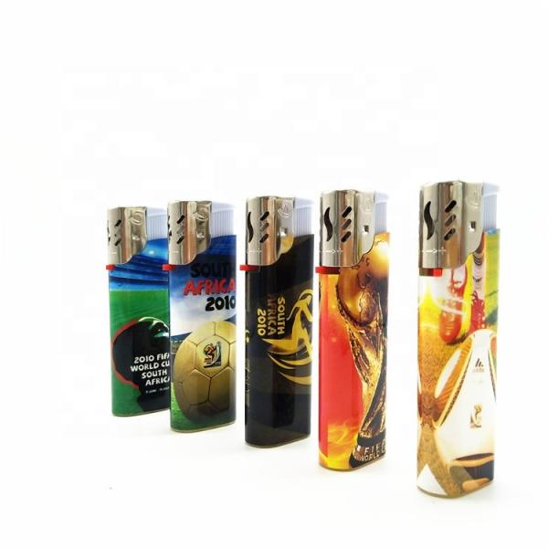 Customized Windproof Cigarette Lighter Football Wrapping Paper And Customized