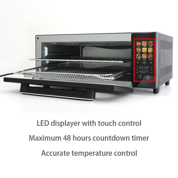 240v 12L Air Fryer Ovens with Digital Timer Control