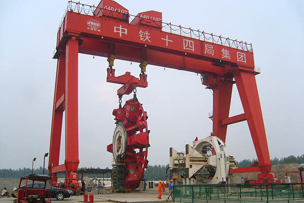 Buy Middle Duty Tunnel Gantry Crane For Subway Construction With KUANGYUAN Brand at wholesale prices