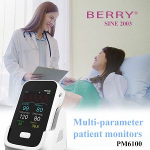 Heart Rate Measurement Multi Parameter Patient Controller Data Transfer To
