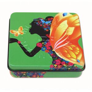 Quality Rectangular / Square Customized Mini Mint Candy Tin Box 0.23mm Tinplate Metal for sale