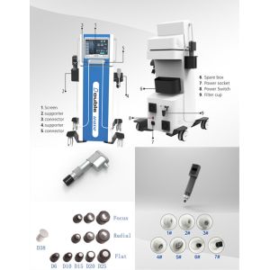 China Pneumatic Electromagnetic Shockwave Therapy Machine Clinic ED Treatment on sale