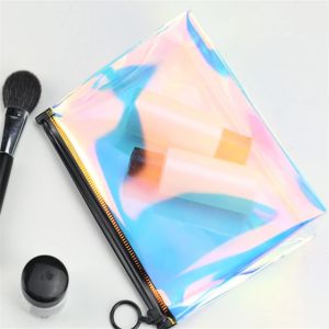 Holographic PVC Zipper Bag