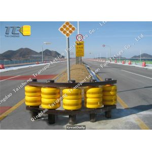 0.35m Diameter Road Guardrail EVA Highway Roller Barrier