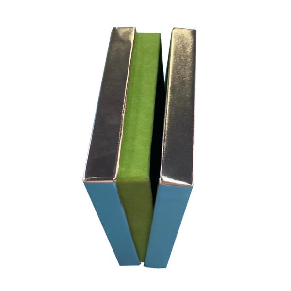 Wholesale Customized Luxury Silver Stamping Ring/Jewelry/Necklace Packaging Gift Box Hardcover Packing Gift Box