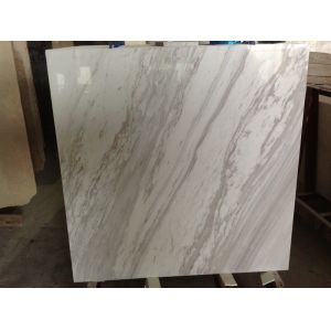 Greece Volakas White Marble white marble with Black Veins Polished tiles from