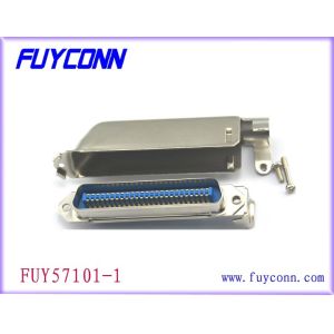 DDK Centronic Champ Plug Ribbon Cable Connector , Solder Type Contacts with L