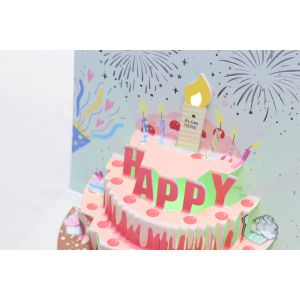 Personalization Pop Out Card for promotional campaigns , Customizable Design