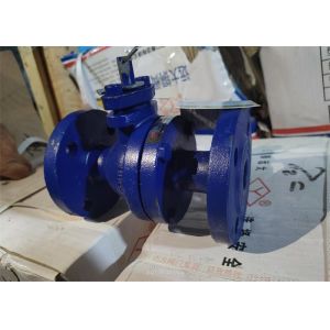 Grey Iron Material Water Medium Floating Ball Valve Size 80mm