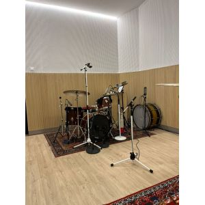 16/16/6mm Studio Room Formica Laminate Timber Perforated Acoustic Panels Wall