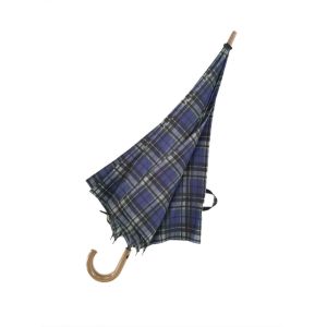 Quality 27.5 Inch Promotional Golf Umbrellas With Tartan Design And Plastic Handle for sale