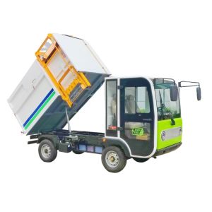 Pure Electric Asian City Sanitation Garbage Truck for Underground Collection and