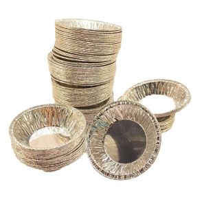 China Food-grade aluminum foil 8011 Disposable bowl with customizable dimensions for food packaging on sale