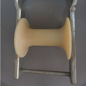 130mm Nylon Sheave Hook Aerial Cable Stringing Block Stringing Roller