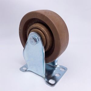 Phenolic Heat Resistant Rigid Castor Wheels 100mm
