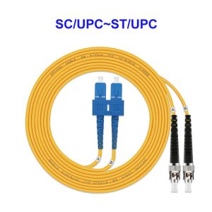 Optical Fiber Cable SC UPC ST UPC Single-Mode Dual-Core Carrier-Grade OS2