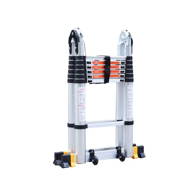 Buy Outdoor En131 4.4m Double Sided Aluminium Ladder at wholesale prices