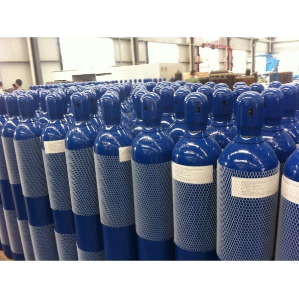 Steel Seal High Pressure 10L / 15L / 20L Compressed Gas Cylinder For High Purity