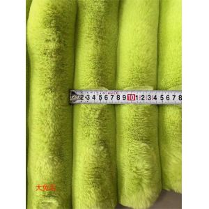 Quality Red Purple Fluffy Polyester Fabric for sale
