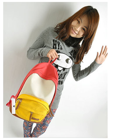 Fashion canvas backpack