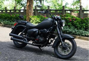 Quality 115km/H Max Speed 250cc Chopper Motorcycle 12L Fuel Tank For Forest Road for sale