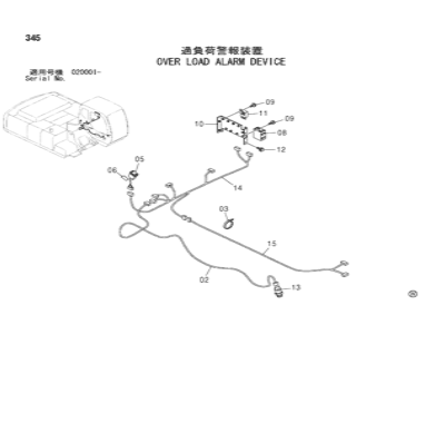 4436271 Pressure Sensor Excavator Electric Parts Fitting For HITACHI EG110R EG65R-3