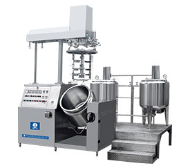 50L-10000L Vacuum Emulsification Machine Cosmetic Homogenizer Mixer High