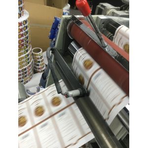 Label Paper Roll Die Cutting Machine with Sheeting Function automatic