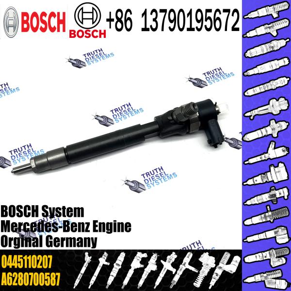 High Quality Diesel Engine Fuel Common Rail Injector 0 445 110 207 0445110207