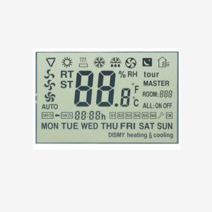 TN 7 Segment Lcd Display , Reflective 7 Segment Lcd Display Screen