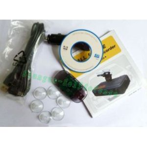 Dual camera E07 car black box DVR with GPS & G-Sensor