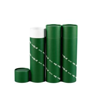 ODM Printed Cardboard Tube Packaging , Cardboard Boxes Biodegradable