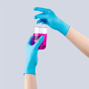 China Nitrile Gloves Disposable Powder Free , Latex Free Medical Nitrile Gloves on sale