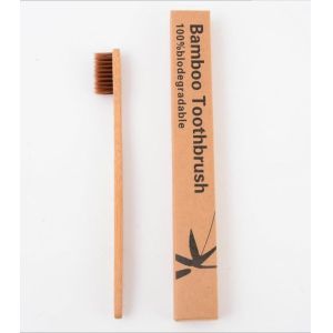 Eco Friendly Bamboo Handle Toothbrush BPA Free Biodegradable