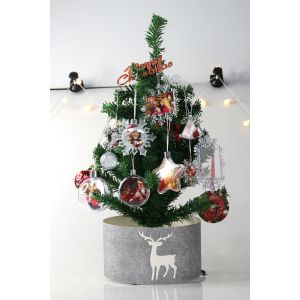 Sublimation Christmas Ornaments Blank High Transparent Plastic Snowflake