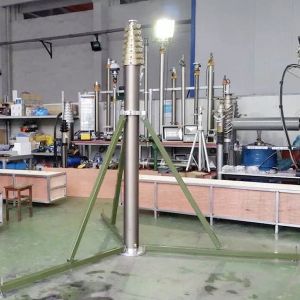 20m lockable pneumatic telescopic mast-50kg payloads/NR-3600-20000-50L/ antenna