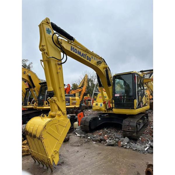 11000 KG Moving Type Crawler Chain Komatsu- Pc 110-7 Used Excavator In Good Condition